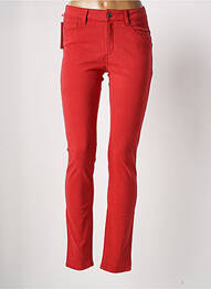 Pantalon slim stretch taille normale rouge COUTURIST femme
