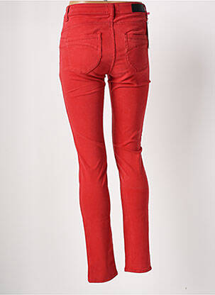 Pantalon slim stretch taille normale rouge COUTURIST femme