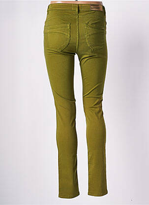 Pantalon slim stretch taille normale vert COUTURIST femme