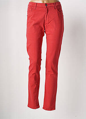 Pantalon slim stretch taille normale rose COUTURIST femme
