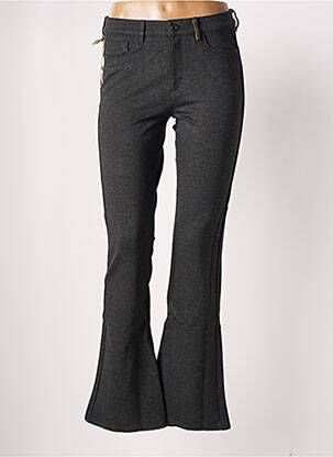 Pantalon flare stretch taille normale gris COUTURIST femme