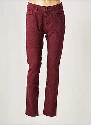 Pantalon slim stretch taille normale rouge COUTURIST femme