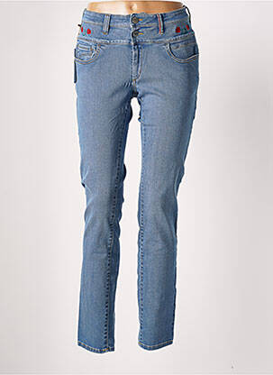 Jeans coupe slim bleu COUTURIST pour femme