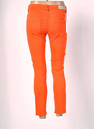 Jeans coupe slim stretch taille normale orange COUTURIST femme