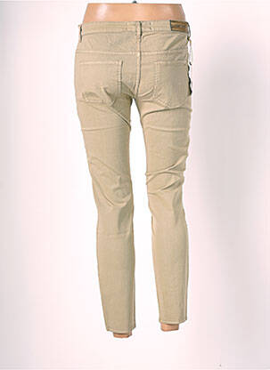 Jeans coupe slim slim taille normale beige COUTURIST femme