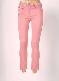 Pantalon 7/8 taille haute taille haute rose COUTURIST femme