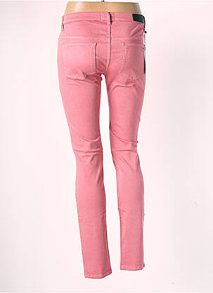 Jeans coupe slim stretch taille normale rose COUTURIST femme