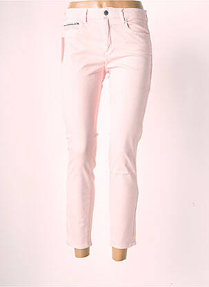 Jeans coupe slim stretch taille normale rose COUTURIST femme