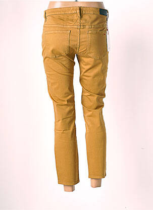 Pantalon 7/8 stretch taille normale marron COUTURIST femme