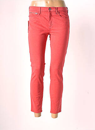 Pantalon 7/8 stretch rouge COUTURIST femme