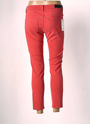 Pantalon 7/8 stretch rouge COUTURIST femme