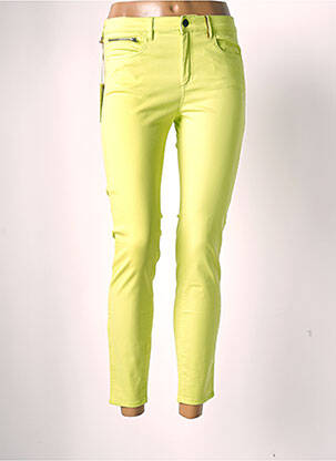Pantalon 7/8 stretch vert COUTURIST femme