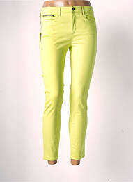 Pantalon 7/8 stretch vert COUTURIST femme