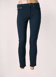 Pantalon 7/8 stretch taille normale bleu COUTURIST femme