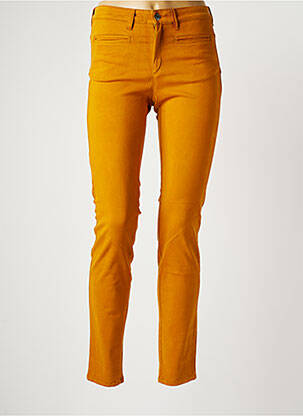 Pantalon slim stretch taille normale orange COUTURIST femme