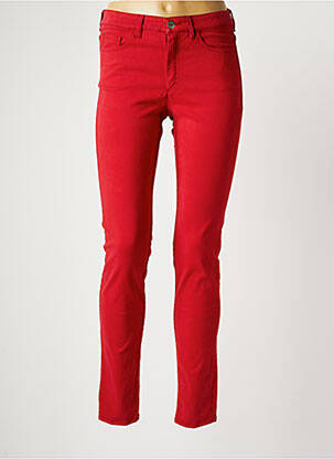 Pantalon slim stretch taille normale rouge COUTURIST femme