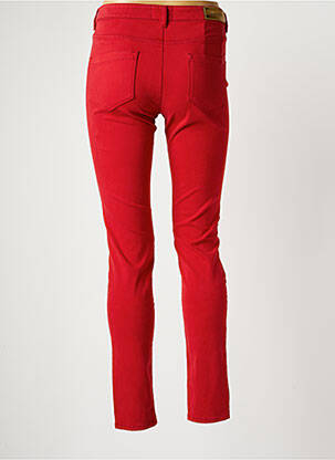 Pantalon slim stretch taille normale rouge COUTURIST femme