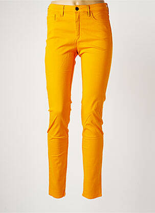 Pantalon slim stretch taille normale orange COUTURIST femme