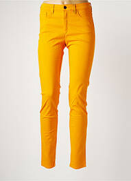 Pantalon slim stretch taille normale orange COUTURIST femme