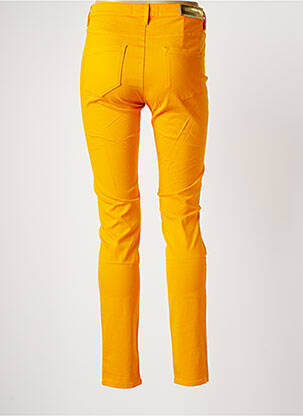 Pantalon slim stretch taille normale orange COUTURIST femme