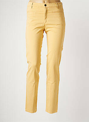 Pantalon slim stretch taille normale beige COUTURIST femme