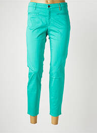 Pantalon 7/8 stretch taille normale vert COUTURIST femme
