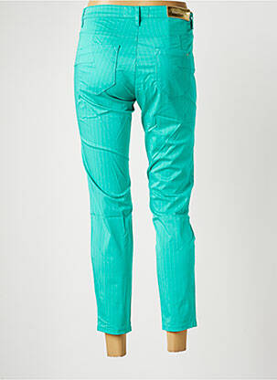 Pantalon 7/8 stretch taille normale vert COUTURIST femme