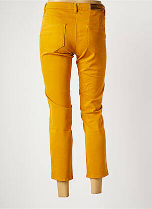 Pantalon 7/8 stretch taille normale orange COUTURIST femme