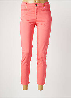 Pantalon 7/8 stretch taille normale rose COUTURIST femme