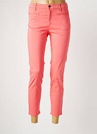 Pantalon 7/8 stretch taille normale rose COUTURIST femme