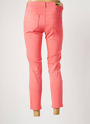 Pantalon 7/8 stretch taille normale rose COUTURIST femme