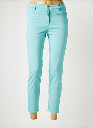 Pantalon 7/8 stretch taille normale bleu COUTURIST femme