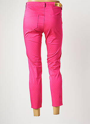 Pantalon 7/8 stretch taille normale rose COUTURIST femme