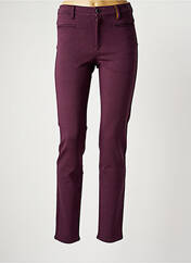 Pantalon slim violet COUTURIST pour femme seconde vue