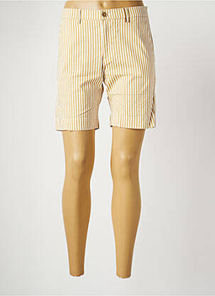 Bermuda coupe chino taille normale beige COUTURIST femme
