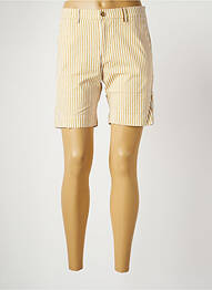 Bermuda coupe chino taille normale beige COUTURIST femme
