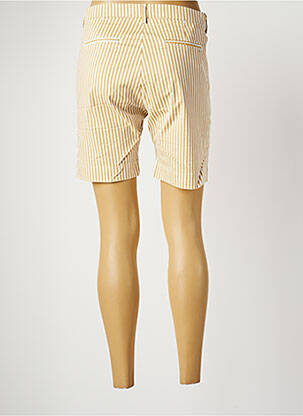 Bermuda coupe chino taille normale beige COUTURIST femme