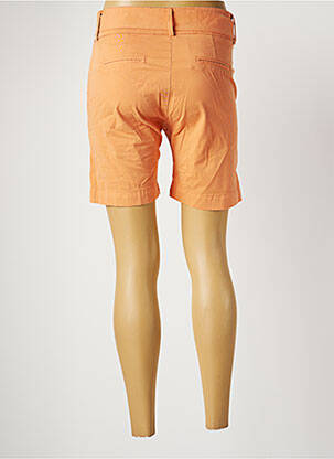 Bermuda coupe chino taille normale orange COUTURIST femme