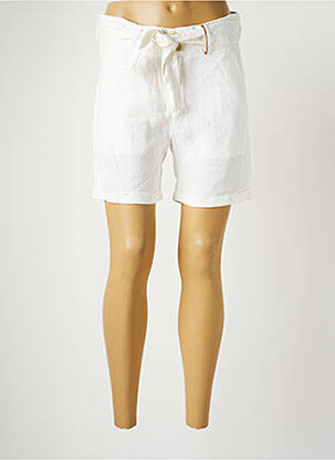 Bermuda coupe chino taille normale beige COUTURIST femme