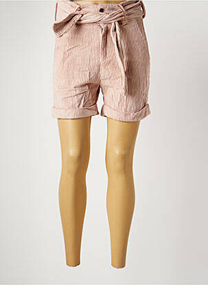 Short finition revers taille normale rose COUTURIST femme