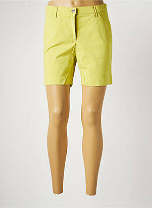 Short fermeture zippée sous rabat boutonné taille normale vert COUTURIST femme