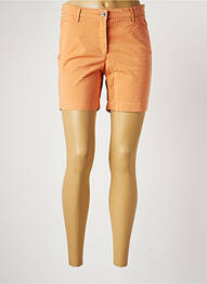 Short fermeture zippée sous rabat boutonné taille normale orange COUTURIST femme