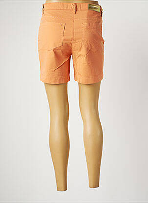 Short fermeture zippée sous rabat boutonné taille normale orange COUTURIST femme