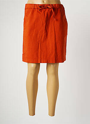 Jupe courte orange COUTURIST pour femme