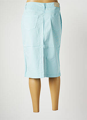 Jupe mi-longue stretch bleu COUTURIST femme