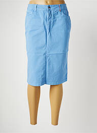Jupe mi-longue taille haute bleu COUTURIST femme