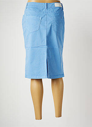 Jupe mi-longue stretch bleu COUTURIST femme