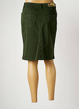 Jupe mi-longue stretch vert COUTURIST femme