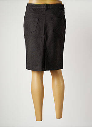 Jupe mi-longue taille normale gris COUTURIST femme