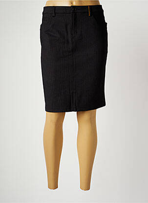 Jupe mi-longue taille normale noir COUTURIST femme